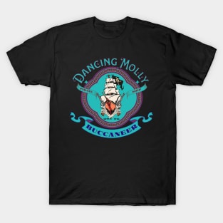 Dancing Molly Pirate Ship Buccaneer T-Shirt